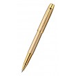 Ручка-роллер Parker IM Metal T223 Brushed Metal Gold GT